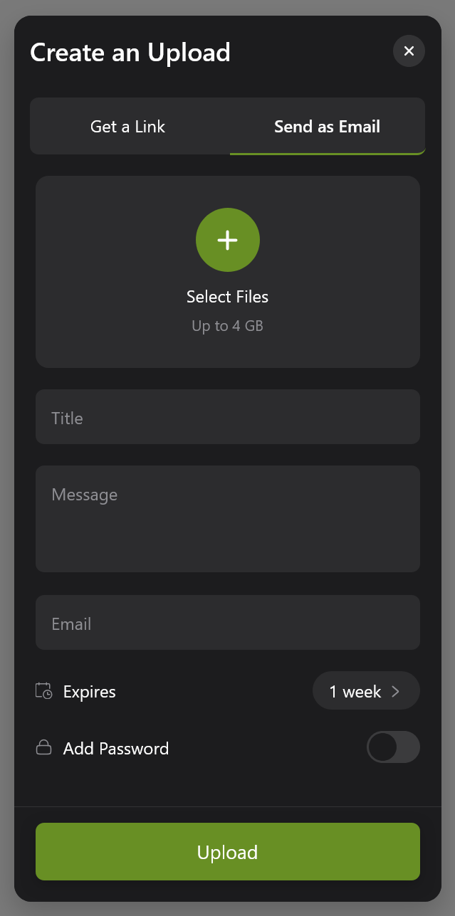 iDrop Modal